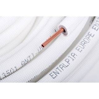 Isoliertes Kupferrohr 10*1mm 25m Bund